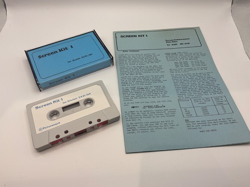Sinclair zx81 16k screenkit - sinclair,