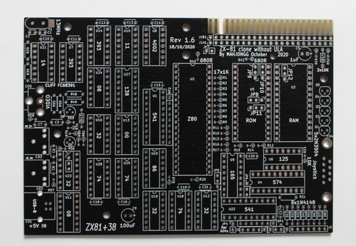 Zx81 clone rev1 - zx81+38, rev1.6