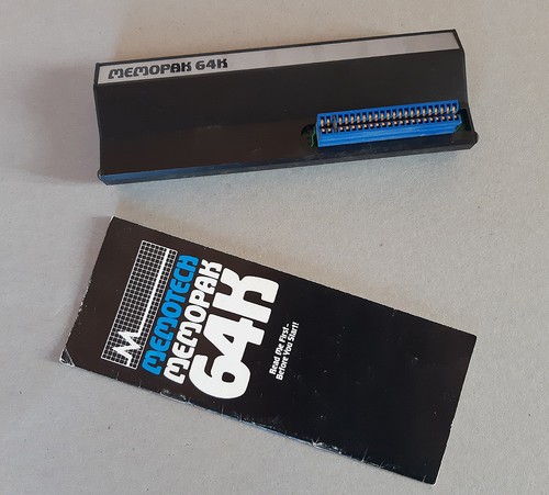 Memopak 64k memoria aggiuntiva