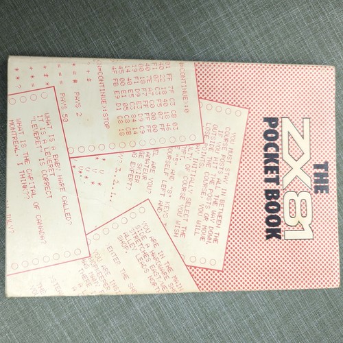 Zx81 pocket book - zx81, book.