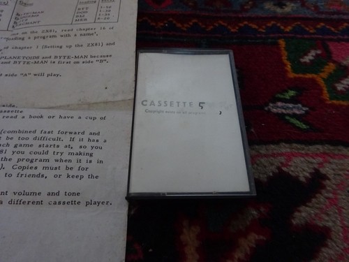 Sinclair zx81 16k cassetta - zx81, 5