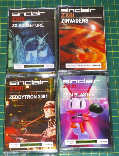 Sinclair zx81 giochi lotto - -4x,