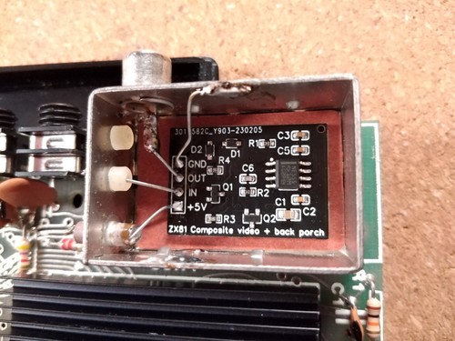 Zx81 mod video composito - composito, con