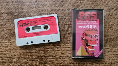 Sinclair zx81 16k krazy kong - krazy,